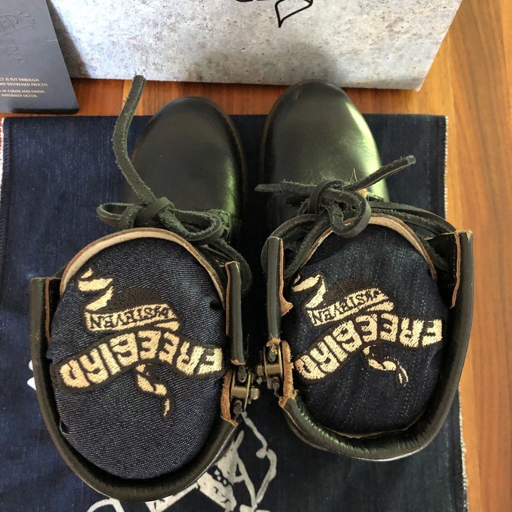 Like new! Freebird by Steven Manchester Combat Boots Black Size 6 Booties - Picture 15 of 16